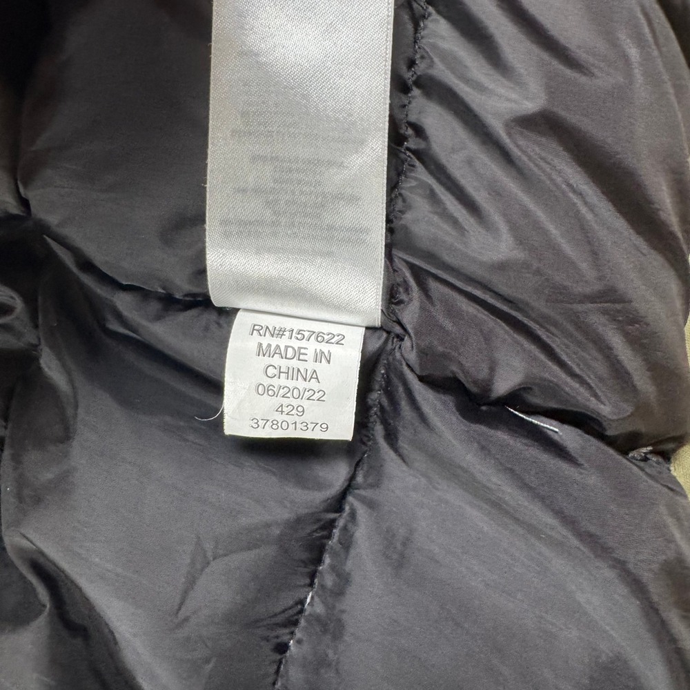 Eddie Bauer Superior Down Parka Boys M 10/12 Olive Green Faux Fur Hood Coat - Picture 7 of 10